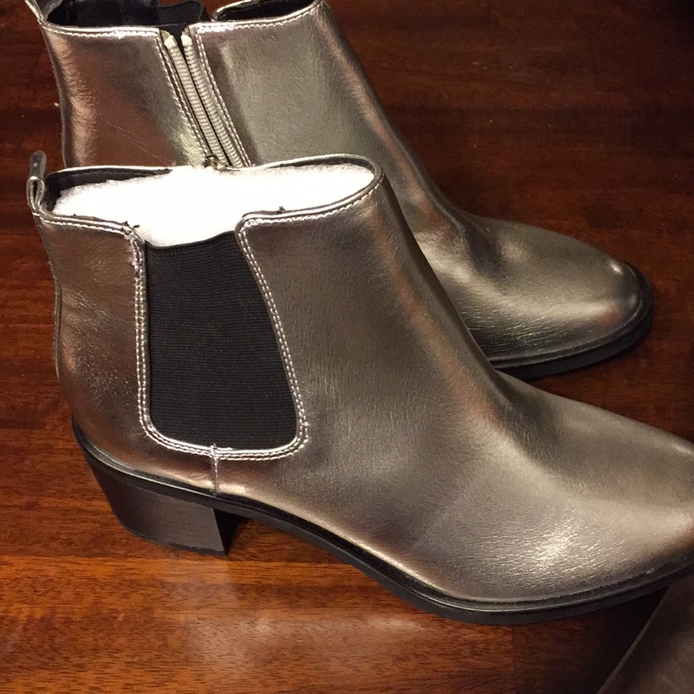 Silver Boots Libby Edelman